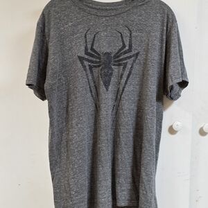 Spiderman Charcoal Spider Emblem Men's Tee